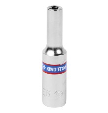 Головка торцевая TORX Е-стандарт 1/4", E6, L = 50 мм KING TONY 227506M Головка торцевая TORX Е-стандарт 1/4", E6, L = 50 мм KING TONY 227506M