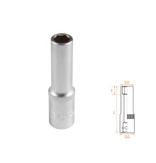 Головка торцевая глубокая шестигранная 3/8", 9 мм AFFIX AF00130009 Головка торцевая глубокая шестигранная 3/8", 9 мм AFFIX AF00130009