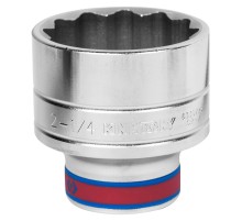 Головка торцевая стандартная двенадцатигранная 3/4", 2-1/4, дюймовая KING TONY 633072S