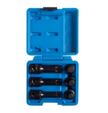 Набор торцевых насадок 1/2", SPLINE, M14-M18 для болта задней ступицы VAG, 6 предметов МАСТАК 100-42006
