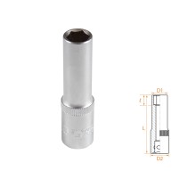 Головка торцевая глубокая шестигранная 3/8", 10 мм AFFIX AF00130010