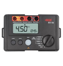Цифровой мегаомметр RGK RT-10 с поверкой Цифровой мегаомметр RGK RT-10 с поверкой