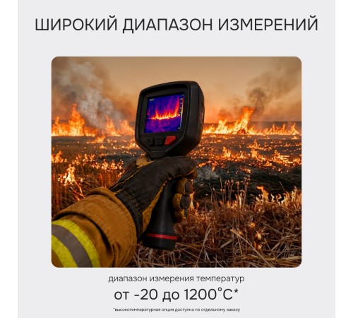 Тепловизор RGK TL-160F с поверкой и опцией 1200 °C