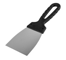 Шпательная лопатка из нержавеющей стали, 80 мм, пластмассовая ручка Sparta