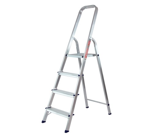 Стремянка усиленная, 4 ступени, алюминиевая, MTX