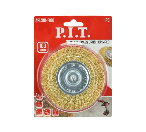 Кордщетка дисковая P.I.T. APLS10-F100