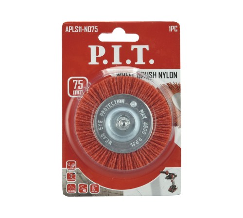 Кордщетка дисковая P.I.T. APLS11-N075