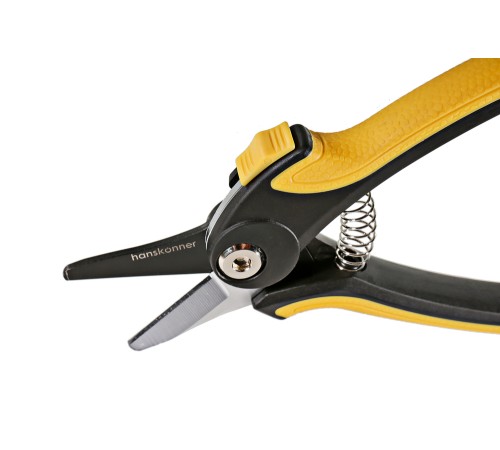 Секатор цветочный, 180 мм, верхнее лезвие с тефлоновым покрытием, Hanskonner