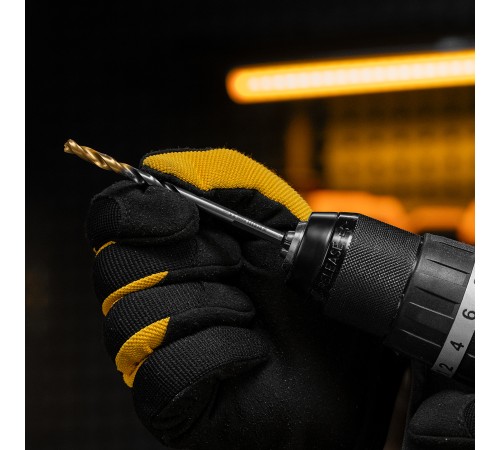 Сверло спиральное по металлу 5,5 x 93мм, Р6М5, Golden Tip, многогранная заточка Denzel