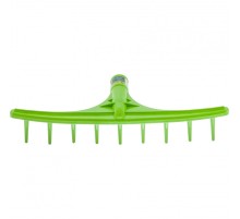 Грабли пластиковые, 475 мм, 9 круглых зубьев, сенные, без черенка, Сибртех
