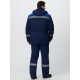 Костюм зимний Титан (тк.Смесовая,210) п/к, т.синий/васильковый