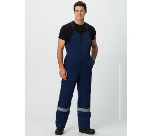 Костюм зимний Титан (тк.Смесовая,210) п/к, т.синий/васильковый