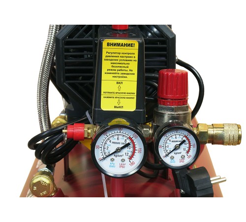 Компрессор безмасляный ВК1-50БМ Энергомаш ГАРАНТ 1,5кВт, 240л/мин, ресивер 50л, бесшумный