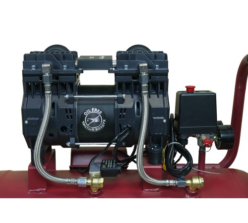 Компрессор безмасляный ВК1-50БМ Энергомаш ГАРАНТ 1,5кВт, 240л/мин, ресивер 50л, бесшумный