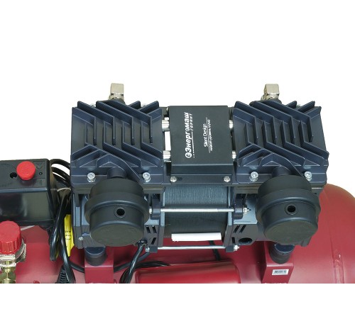 Компрессор безмасляный ВК1-50БМ Энергомаш ГАРАНТ 1,5кВт, 240л/мин, ресивер 50л, бесшумный