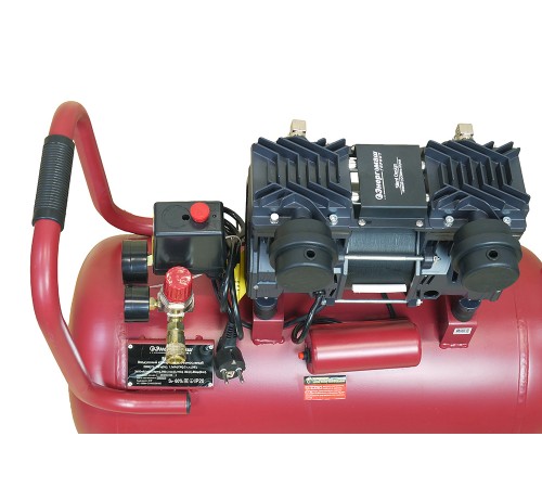 Компрессор безмасляный ВК1-50БМ Энергомаш ГАРАНТ 1,5кВт, 240л/мин, ресивер 50л, бесшумный