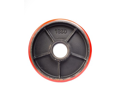 Колесо б/подш полиуретан 180х50мм для тележки гидравлической AC DF/RHP(BF) Колесо б/подш полиуретан 180х50мм для тележки гидравлической AC DF/RHP(BF)