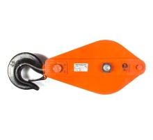 Блок монтажный однорольный с  крюком TOR HQG(L) K1-5,0 т с откидной щекой (G)