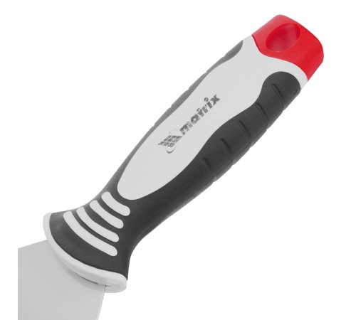 Шпательная лопатка из нержавеющей стали, 100 мм, трехкомпонентная ручка Matrix