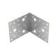 Крепежный уголок 2 мм, КU 105 x 105 x 90 мм Сибртех