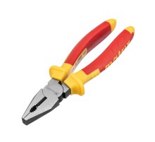 Плоскогубцы комбинированные Insulated, 200 мм, двухкомпонентные рукоятки Matrix Professional Плоскогубцы комбинированные Insulated, 200 мм, двухкомпонентные рукоятки Matrix Professional