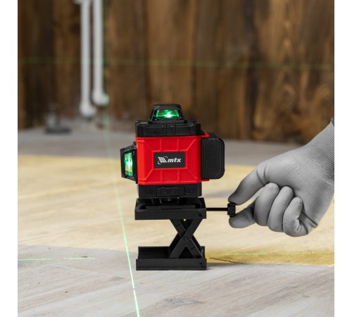 Лазерный уровень м-призм. ML 360-4 Pro SET, 30 м, акк. Li 3000 мАч, состоит из 2 частей MTX