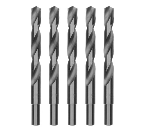 Сверло по металлу, 15.5 мм, полированное, HSS, 5 шт, цилиндрический хвостовик Matrix