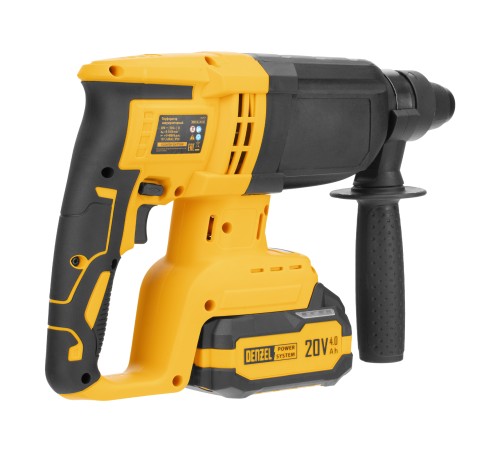 Перфоратор аккумуляторный бесщет. RHH-BL-20-28, 3 Дж, Li-Ion, 20 В// Denzel