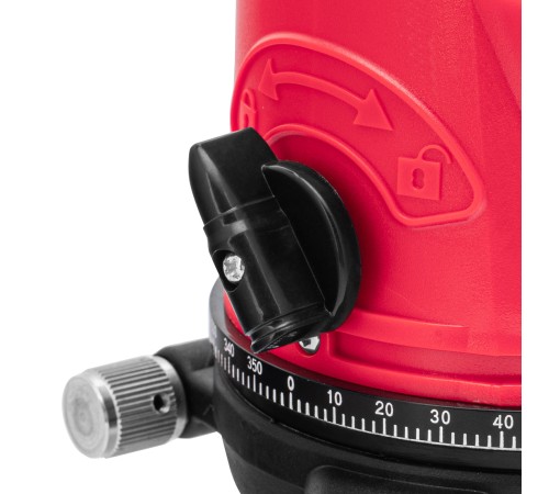 Лазерный уровень CRX-30G, 30 м, зеленый луч, батарейки, резьба 5/8