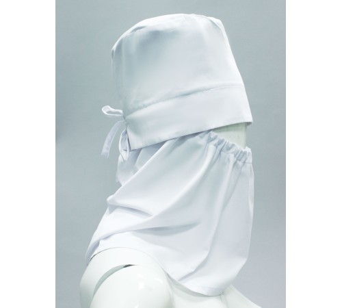 Подшлемник ХАССП с пелериной (тк.Оптима), белый