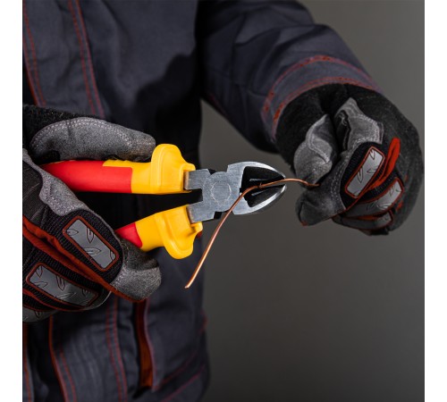 Бокорезы Insulated, 180 мм, двухкомпонентные рукоятки Matrix Professional Бокорезы Insulated, 180 мм, двухкомпонентные рукоятки Matrix Professional