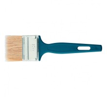 Кисть флейцевая "Эксперт", 25 х 6 мм, натуральная щетина, пластиковая ручка Сибртех