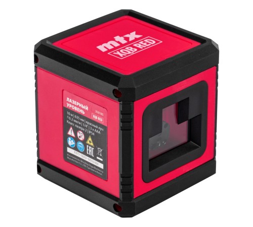 Лазерный уровень XQB RED Pro SET, 10 м, красный луч, батарейки, штатив MTX Лазерный уровень XQB RED Pro SET, 10 м, красный луч, батарейки, штатив MTX