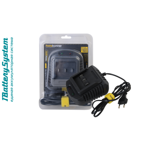 HBC2002 зарядное устройство Hanskonner, 18В, 1BatterySystem, 2.3A HBC2002 зарядное устройство Hanskonner, 18В, 1BatterySystem, 2.3A