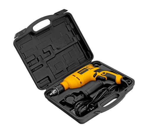 Дрель ударная ID-750, 750 Вт, 0-3000 об/мин, 48000 уд/мин Denzel