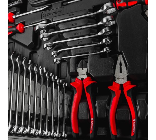 RUNTEC RT-HT128T Набор ручных инструментов RUNTEC TECHNIC 128 предметов 1/2", 1/4"