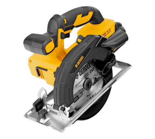 Пила циркулярная аккумуляторная CCSH-20-165, 165 мм, Li-Ion, 20 В// Denzel