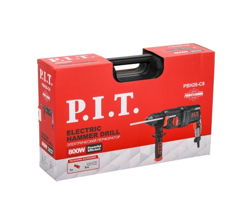 Перфоратор SDS-Plus сетевой P.I.T. PBH26-C8 (Арт. 100101201010)(Арт. 100101201010)