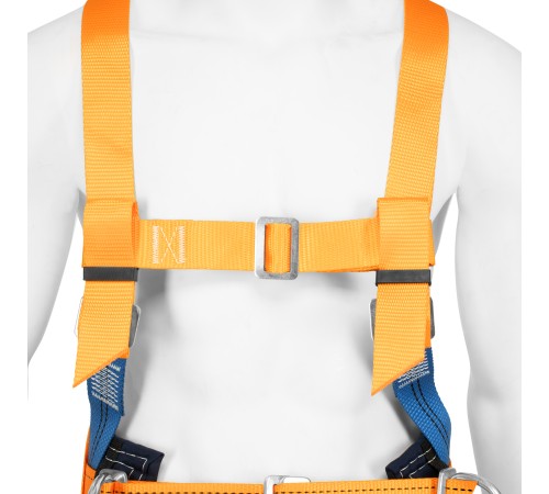 Удерживающая привязь УП IIЖ,с наплечными и набедренными лямками,А-строп из синтетической ленты Сибртех