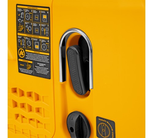 Генератор инверторный GS-1100iS, 1,1 кВт, 230 В, закрытый корпус, ручной старт DENZEL