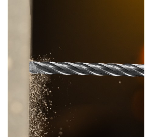 Бур по бетону, цельная крестовая пластина, 8x165 мм, SDS PLUS Denzel