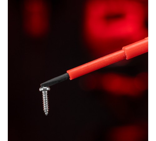 Отвертка Insulated, SL3 x 80 мм, CrMo, до 1000 В, двухкомпонентная рукоятка Matrix Professional