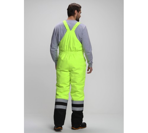 Костюм зимний Дорожник-Ультра (тк.Смесовая,210) п/к, лимонный/черный