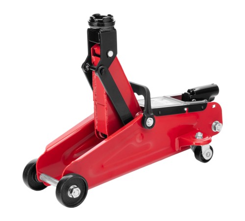 Домкрат гидравлический подкатной, 2 т, 140-340 мм, в пласт. кейсе MTX