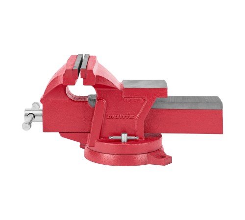 Тиски слесарные, 200 мм, поворотные, с наковальней// Matrix