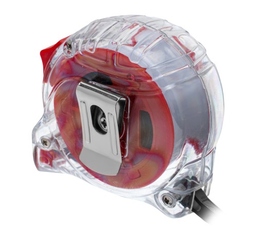 Рулетка Crystal,5 м х 25 мм,корпус из поликарбоната Matrix