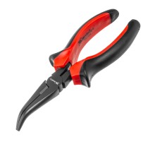 Длинногубцы изогнутые Black Nickel, 160 мм, двухкомпонентные рукоятки Matrix