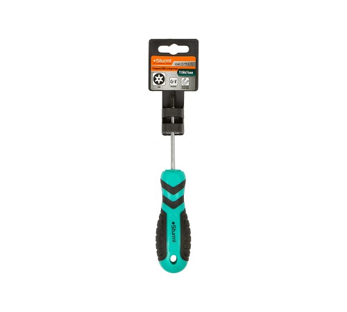 Отвертка TORX TT15H*75мм, с отверстием, CrV магнитный наконечник Sturm! Отвертка TORX TT15H*75мм, с отверстием, CrV магнитный наконечник Sturm!