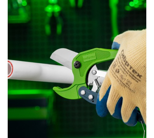 Ножницы для резки изделий из пластика, порошковое покрытие, D до 42 мм Сибртех Ножницы для резки изделий из пластика, порошковое покрытие, D до 42 мм Сибртех