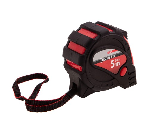 Рулетка Status Magnet 3 fixations,5 м х 25 мм,обрезиненный корпус,зацеп с магнитом Matrix Рулетка Status Magnet 3 fixations,5 м х 25 мм,обрезиненный корпус,зацеп с магнитом Matrix